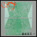 most popular green color cracked cubic zirconia gemstone CZSQ-10x10-B7